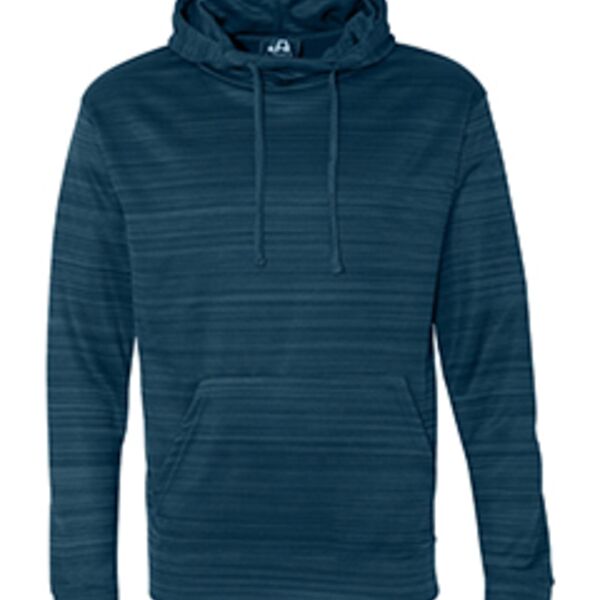 Adult Odyssey Striped Poly Fleece Pullover Hood Thumbnail